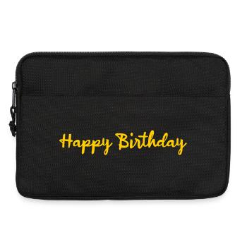 HAPPY BIRTHDAY. JOYEUX ANNIVERSAIRE. ANNIVERSAIRE. - Sacoche pour ordinateur portable 13 pouces - noir - Devant