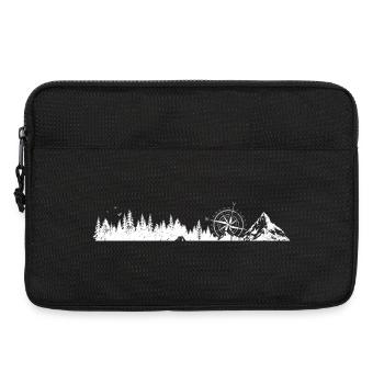 Trail Compass Woods - Laptop bag 13" - black - Front