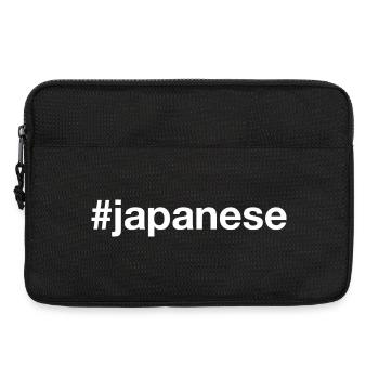 Hashtag JAPONAIS - Sacoche pour ordinateur portable 13 pouces - noir - Devant