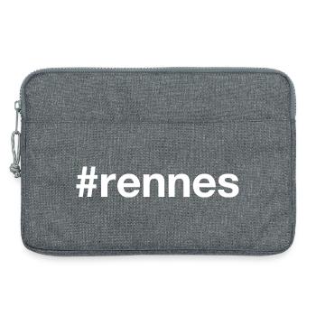 RENNES Hashtag - Sacoche pour ordinateur portable 13 pouces - gris chiné - Devant