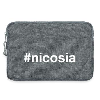 NICOSIA Hashtag Nikosia Cyprus Zypern - Laptoptasche 13" - Grau meliert - Vorne