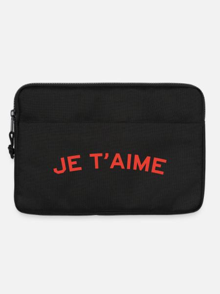 Je t'Aime - Laptop bag 13" - black
