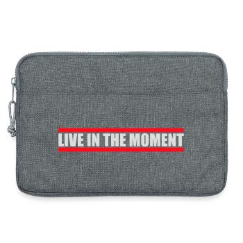 Vivre dans l’instant Pleine conscience de la présence - Sacoche pour ordinateur portable 13 pouces - gris chiné - Devant