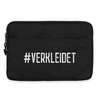 Fasching - Karneval - #VERKLEIDET Kostüm Muffel  - Laptoptasche 13" - Schwarz - Vorne