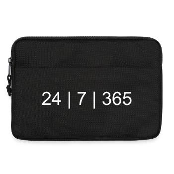 24/7/365 – Always On Lifestyle Design - Laptop bag 13" - black - Front