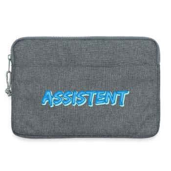 Assistant as a comic - Laptop bag 13" - heather grey - Front