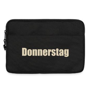 Donnerstag - Laptoptasche 13" - Schwarz - Vorne