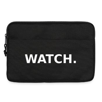 WATCH. - Laptop bag 13" - black - Front