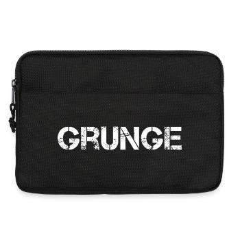 Grunge - Laptoptasche 13" - Schwarz - Vorne