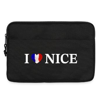 I love Nice France Nice - Laptop bag 13" - black - Front