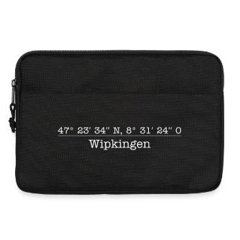 Koordinaten von Wipkingen Kreis 10 Zürich - Laptoptasche 13" - Schwarz - Vorne