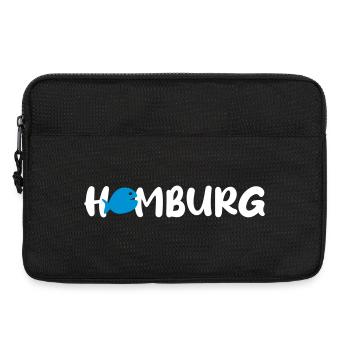 Hamburg Fish Vector Quote Fan Hanseatic Nordic - Laptop bag 13" - black - Front