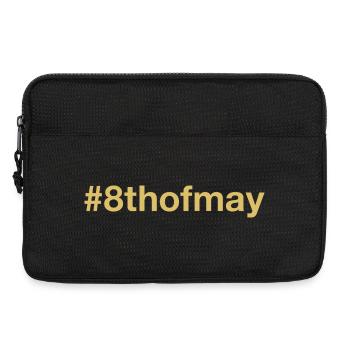 born on May 8 Birthday birthday - Laptop bag 13" - black - Front