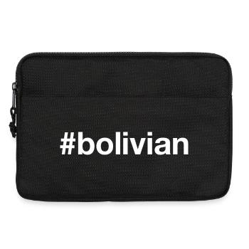 BOLIVIEN Bolivie Hashtag - Sacoche pour ordinateur portable 13 pouces - noir - Devant