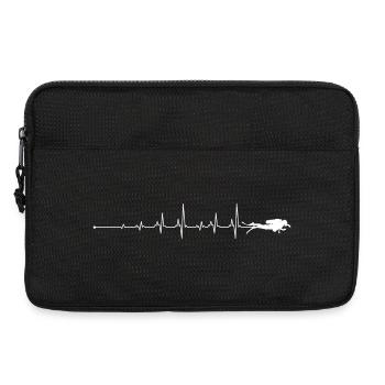 Plongée sous-marine Heartbeat - Sacoche pour ordinateur portable 13 pouces - noir - Devant