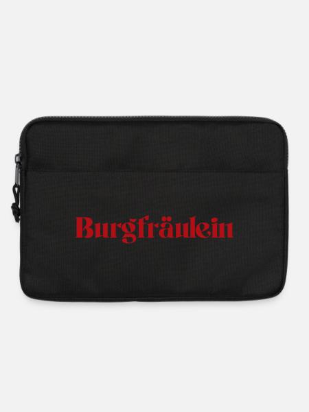 Burgfräulein - Laptoptasche 13" - Schwarz