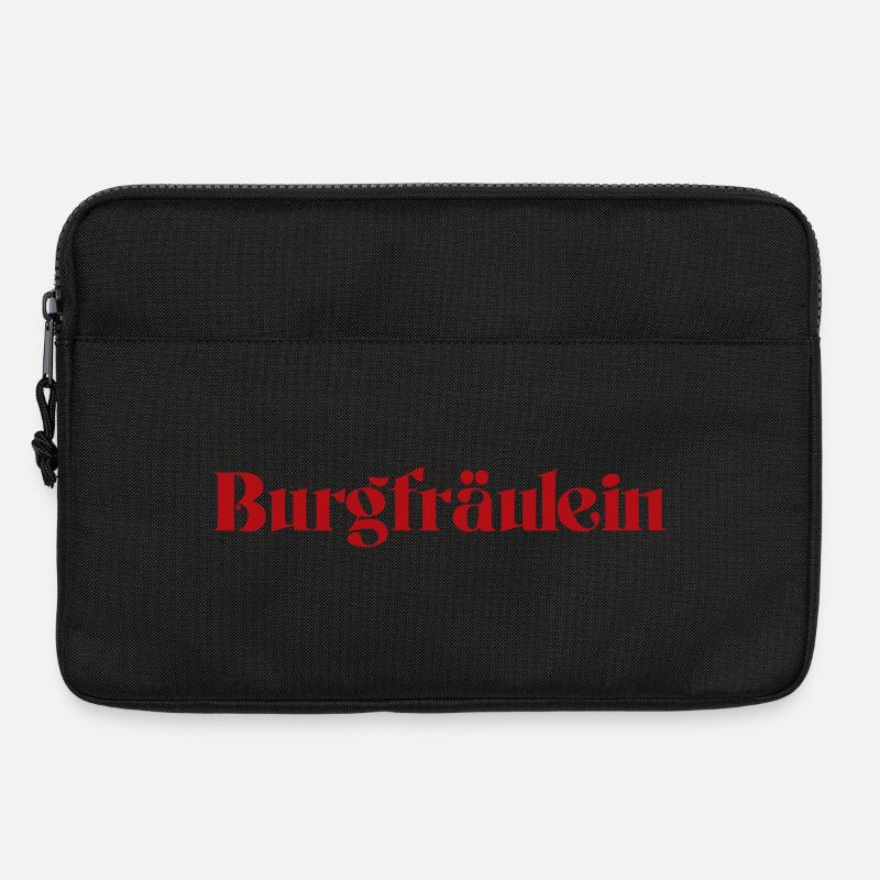 Burgfräulein - Laptoptasche 13" - Schwarz
