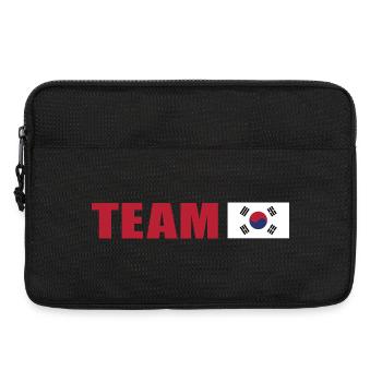Südkoreanische Flagge Inspiration Design - Laptoptasche 13" - Schwarz - Vorne