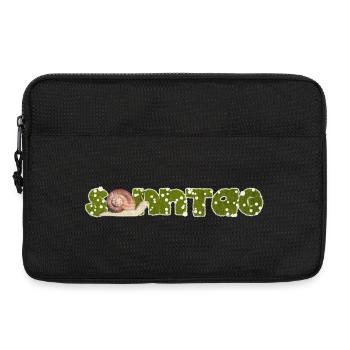Sonntag Schnecke - Laptoptasche 13" - Schwarz - Vorne