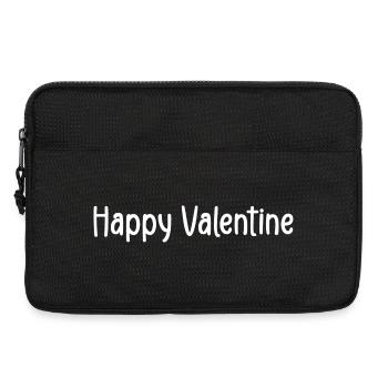 Frohen Valentinstag - Laptoptasche 13" - Schwarz - Vorne