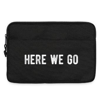 Here We Go Game Day Minimal Design - Laptop bag 13" - black - Front