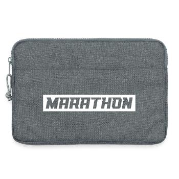 marathon - Laptop bag 13" - heather grey - Front