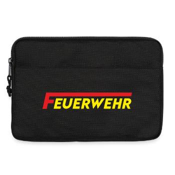 feuerwehr - Laptoptasche 13" - Schwarz - Vorne