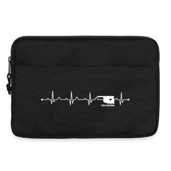 Missouri State Heart Minimalistische Reisekunst - Laptoptasche 13" - Schwarz - Vorne