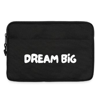 Träumen Sie groß - Laptoptasche 13" - Schwarz - Vorne
