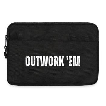 Surtravaillez-les Motivation entrepreneurial Inspirant - Sacoche pour ordinateur portable 13 pouces - noir - Devant