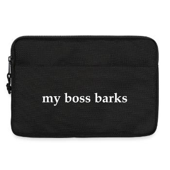Funny Dog Lover Humor - Laptop bag 13" - black - Front