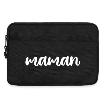 Maman - Sacoche pour ordinateur portable 13 pouces - noir - Devant