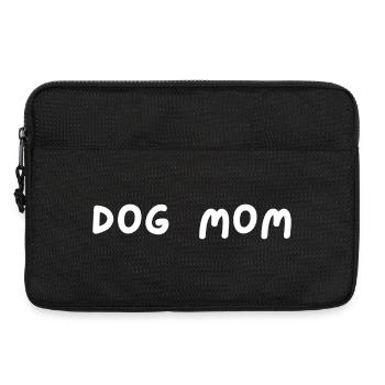 Dog mom  - Laptop bag 13" - black - Front