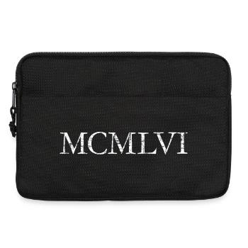 MCMLVI born in 1956 Roman birthday year - Laptop bag 13" - black - Front