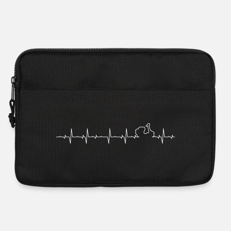 Scooter Herzschlag - Laptoptasche 13" - Schwarz