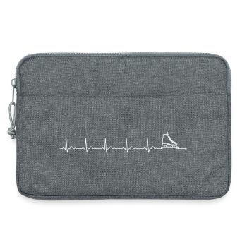Pulse Run Sneaker Herzschlag - Laptoptasche 13" - Grau meliert - Vorne