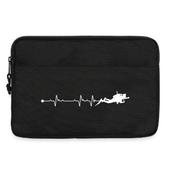Plongée sous-marine Heartbeat - Sacoche pour ordinateur portable 13 pouces - noir - Devant