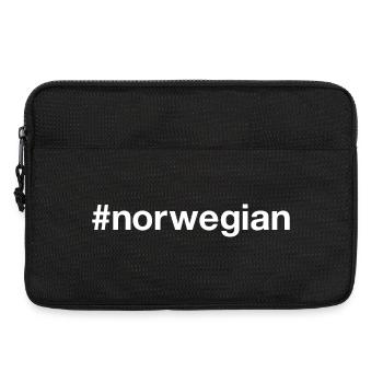 NORWEGIAN Norway Hashtag - Laptop bag 13" - black - Front