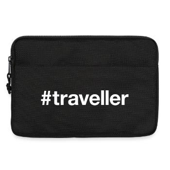 TRAVELLER Hashtag - Laptop bag 13" - black - Front