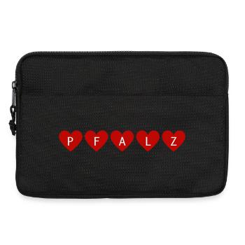 Pfalzherz - Laptoptasche 13" - Schwarz - Vorne