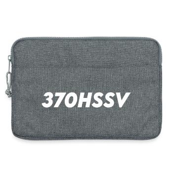 Trou du cul - 370HSSV Blanc - Sacoche pour ordinateur portable 13 pouces - gris chiné - Devant
