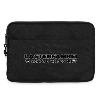 LASTERFAHREI - Do Reggae Mi Ned Auf! SCHRIFT-SW - Laptoptasche 13" - Schwarz - Vorne