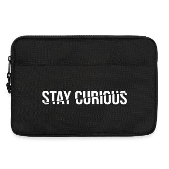 Stay Curious - Statement Saying - Laptop bag 13" - black - Front