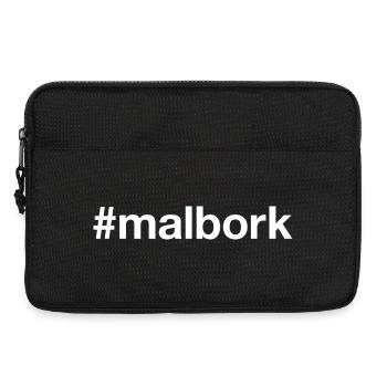 Malbork Polska, Poland - Laptop bag 13" - black - Front