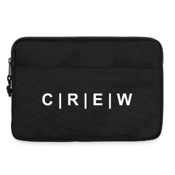 CREW weiss - Laptoptasche 13" - Schwarz - Vorne