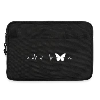 Schmetterling - Laptoptasche 13" - Schwarz - Vorne
