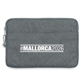 Mallorca 2026 - Laptop bag 13" - heather grey - Front