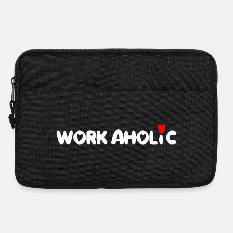 Workaholic-Arbeit von Arbeitern - Laptoptasche 13" - Schwarz