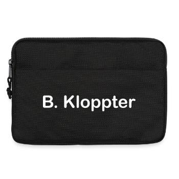 B. Kloppter - Laptoptasche 13" - Schwarz - Vorne