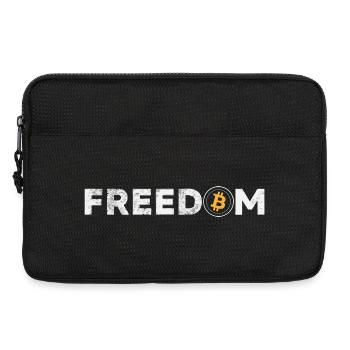 The Evolution of Money - Bitcoin Shirt Crypto - Laptoptasche 13" - Schwarz - Vorne